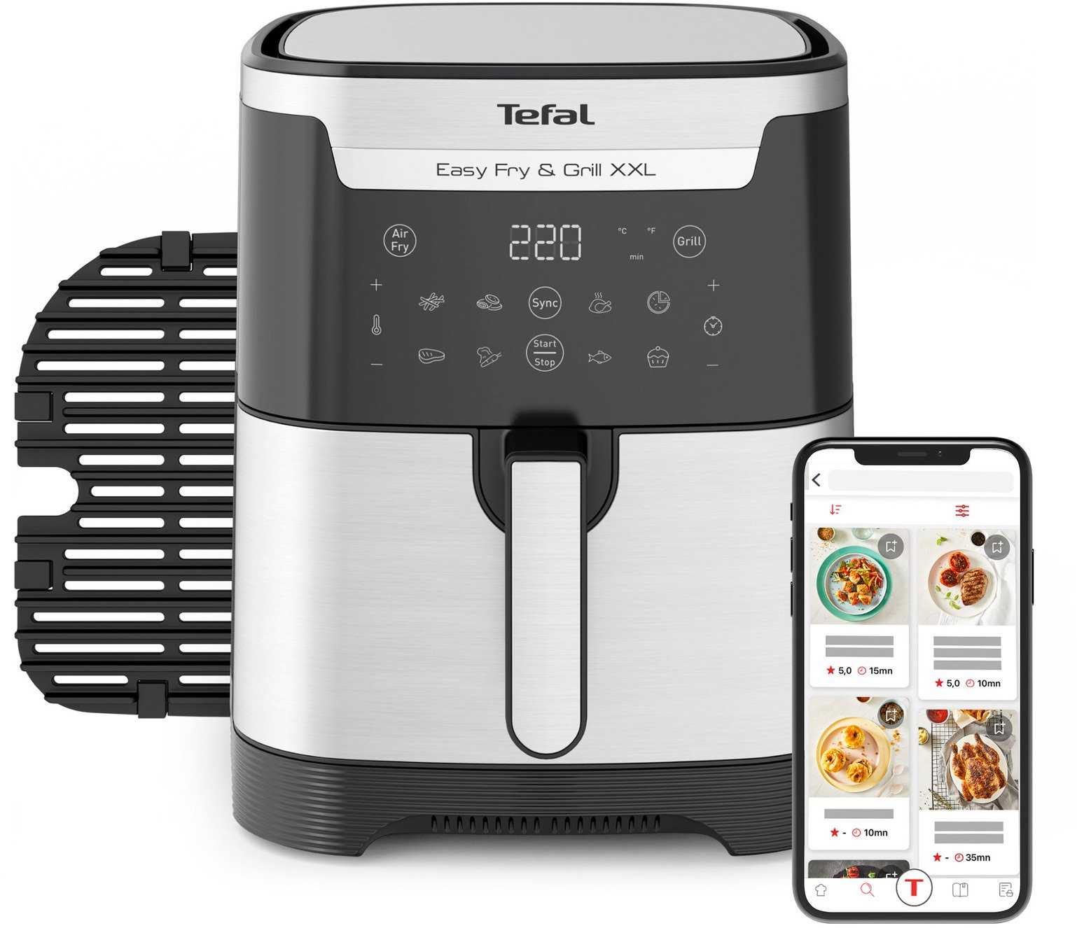 Tefal EY801D15 Easy Fry & Grill XXL Heißluftfritteuse