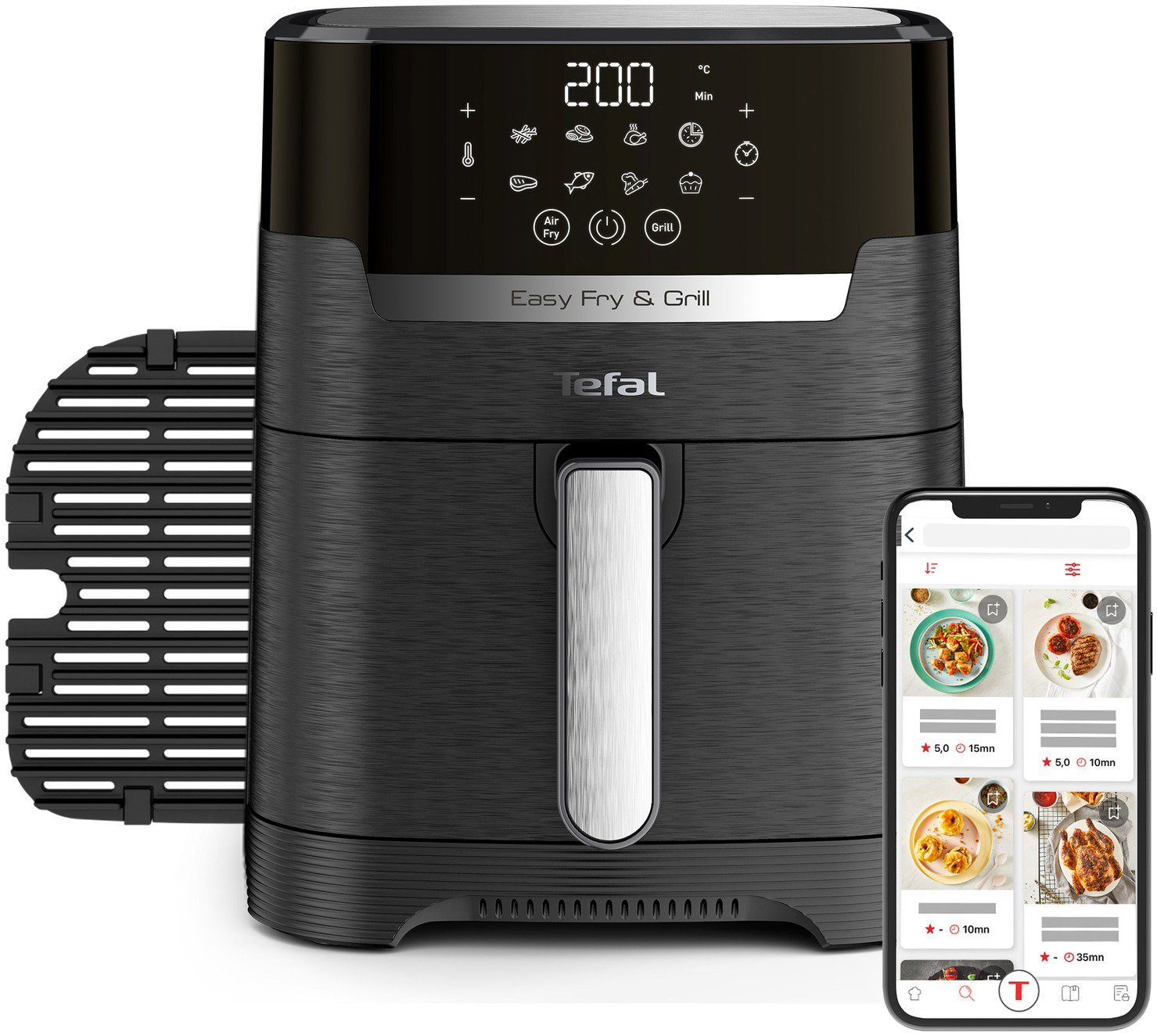Tefal EY505815 Easy Fry & Grill Precision Heißluftfritteuse