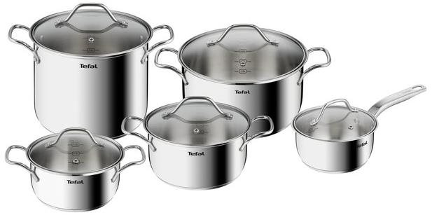 Tefal súprava riadu 10 ks Intuition B864SA74 Súprava riadu