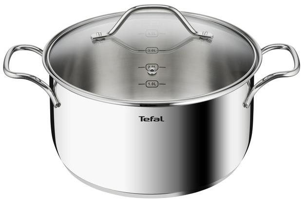 Casserole Tefal 24 cm avec couvercle Intuition B8644674 Faitout