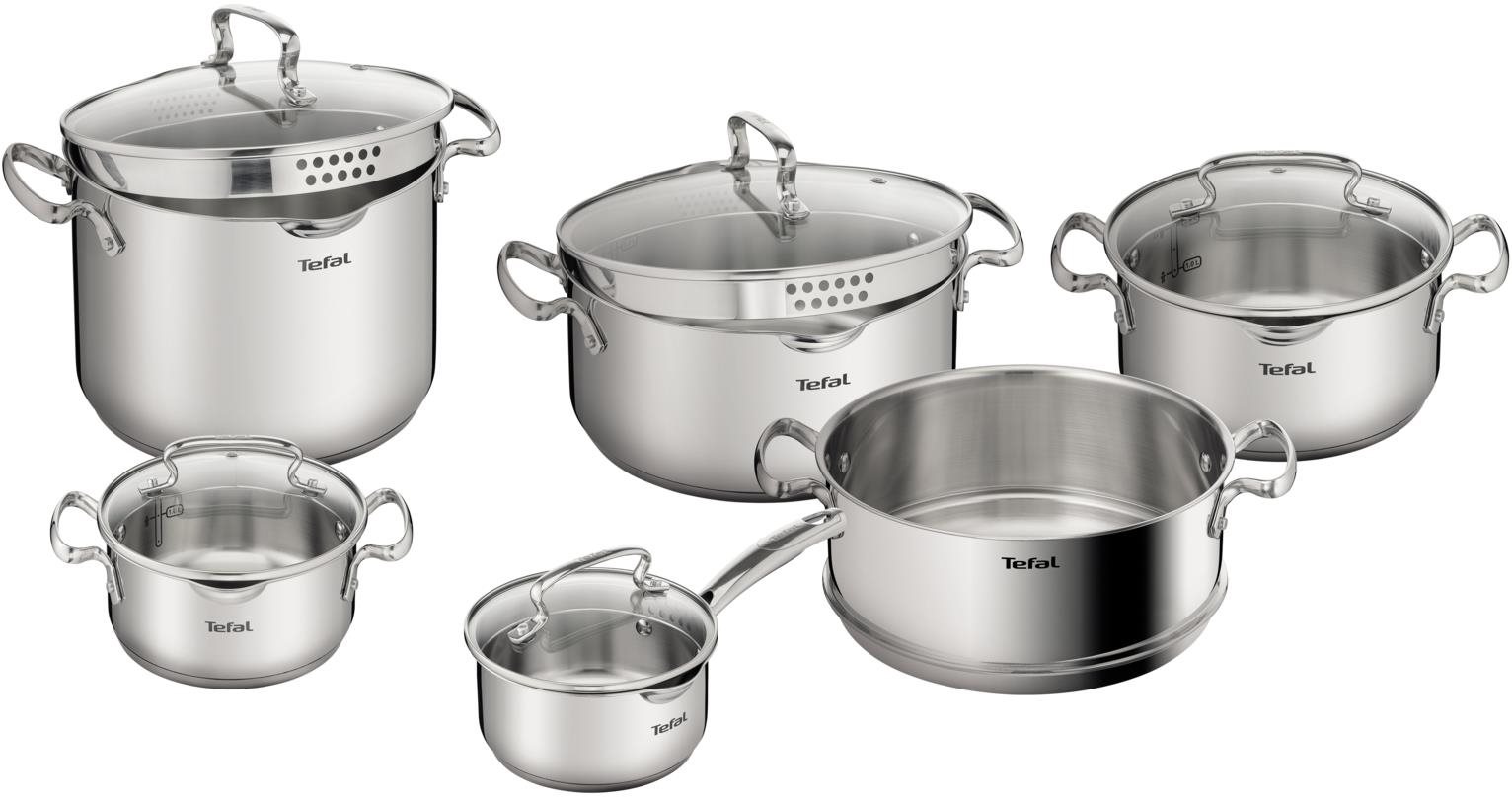 Tefal Geschirrset 11-teilig Duetto+ G719SB55 Topfset