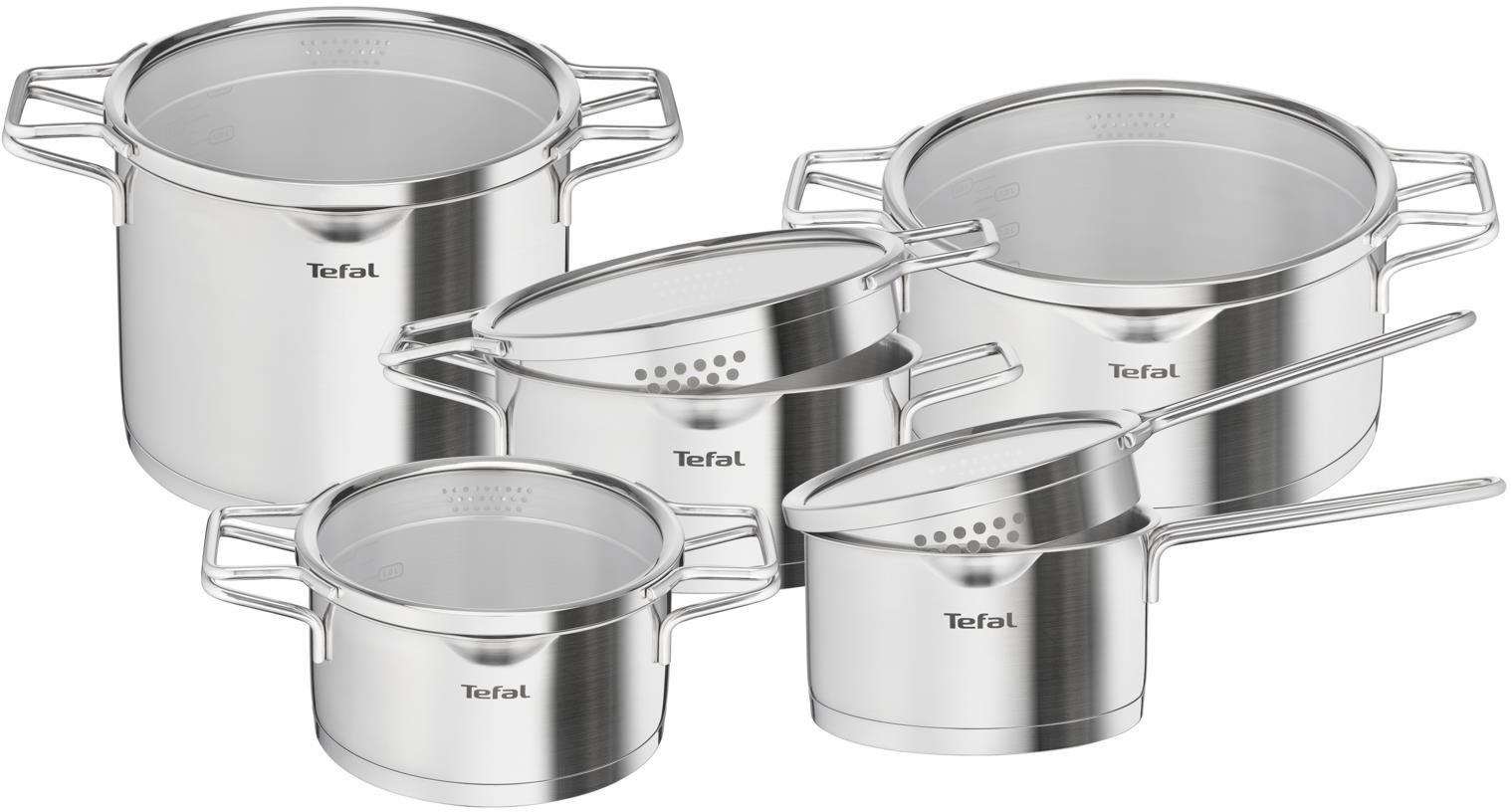 Tefal Nordica SS H852SA55 Batterie de cuisine et set de casseroles