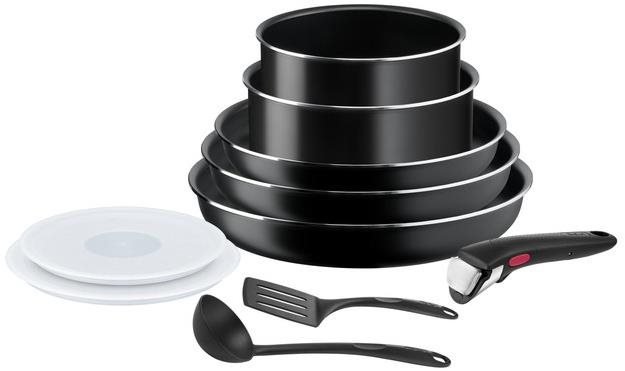 Tefal Lot de 10 plats Ingenio Easy On L1599902 Batterie de cuisine...