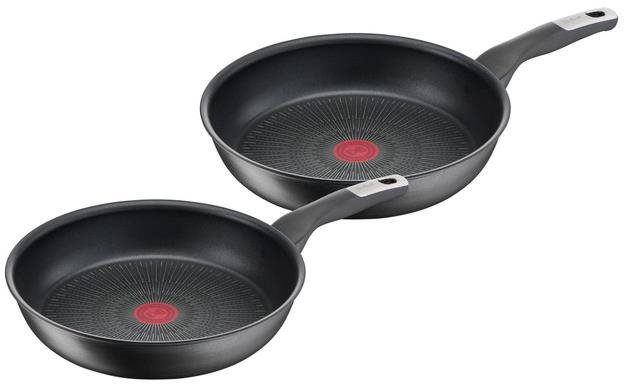 Tefal Pfannenset 22 und 28 cm Unlimited G2559072 Pfannen-Set