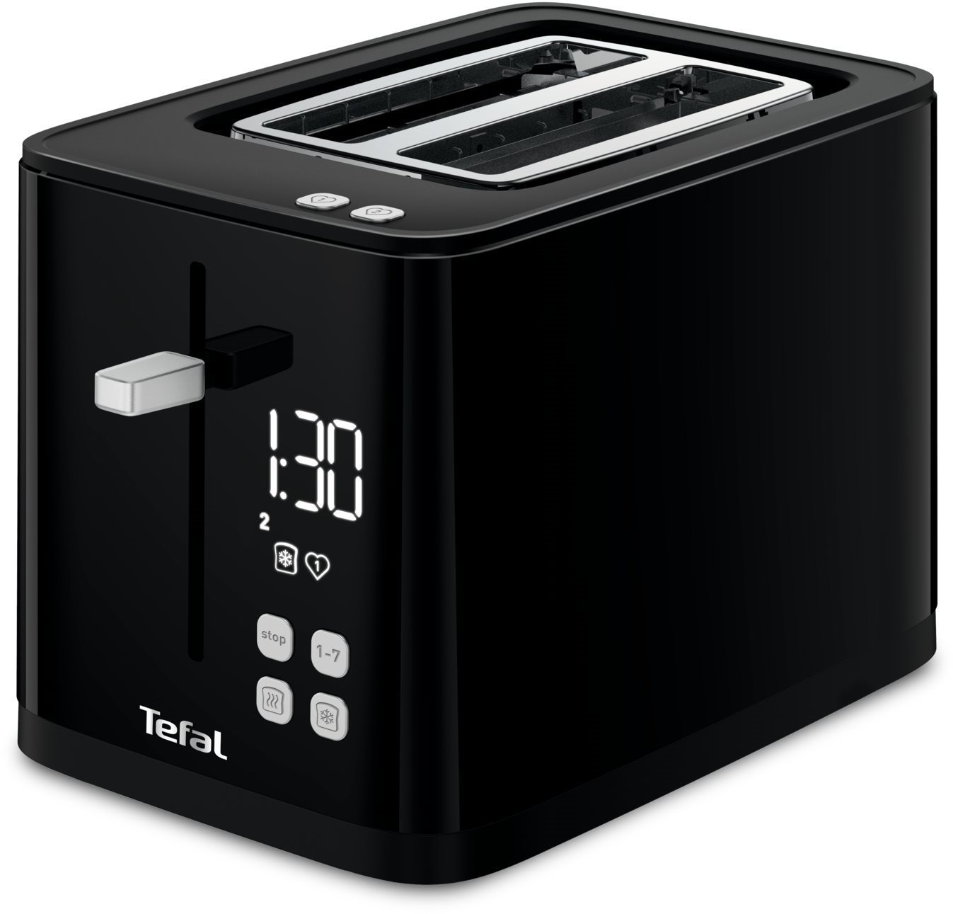 Tefal TT640810 Digital Display Black Toaster