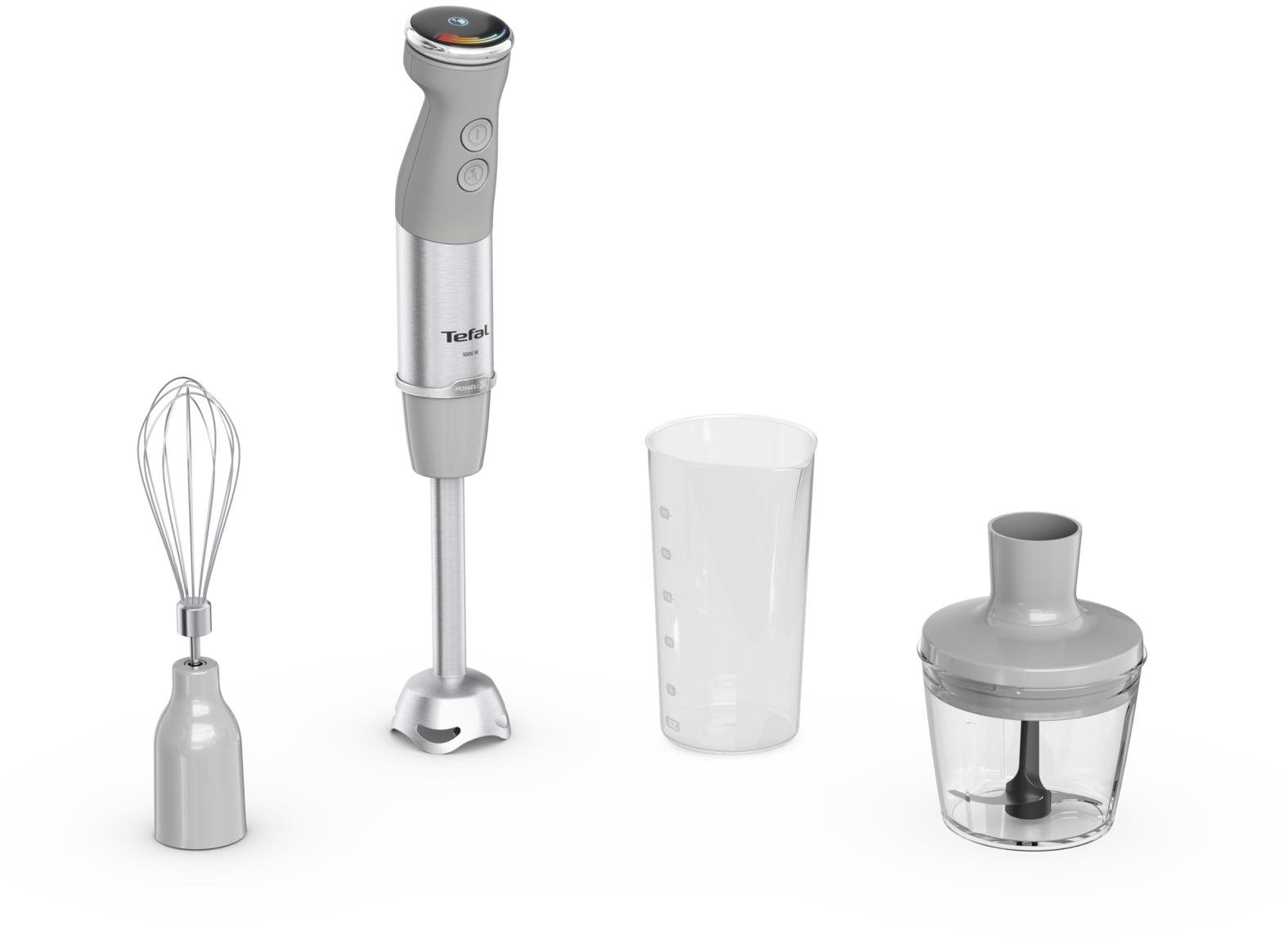 Tefal HB673B30 Quickchef+ 3in1 Grau Stabmixer