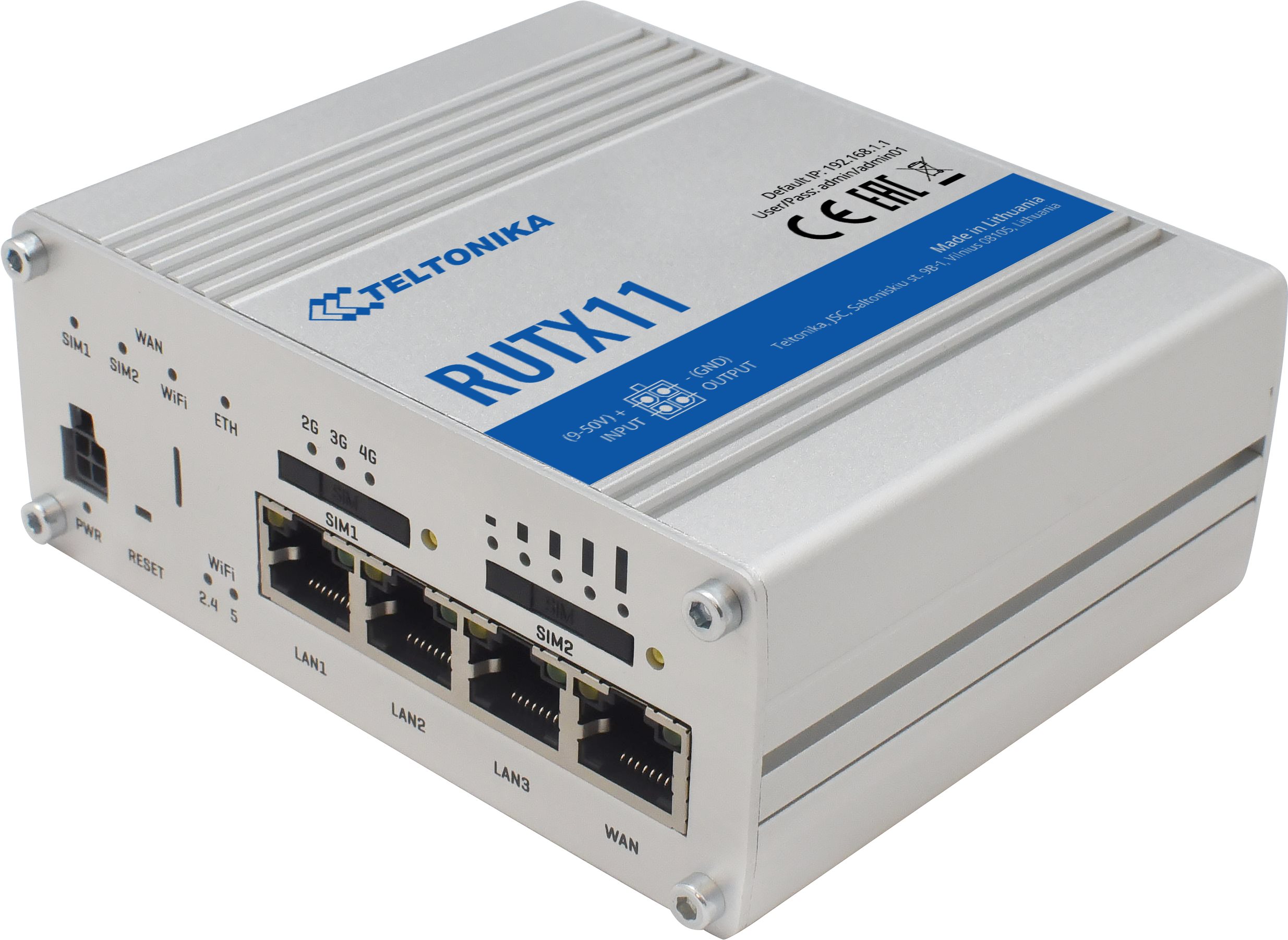 Teltonika LTE Router RUTX11 LTE-WLAN-Modem