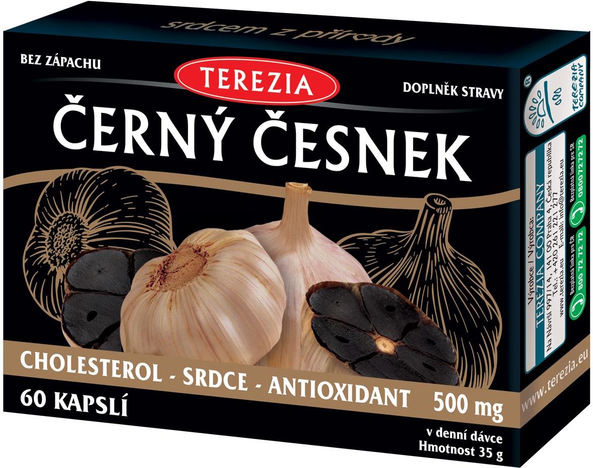 TEREZIA Čierny cesnak 60 kapsúl Cesnak