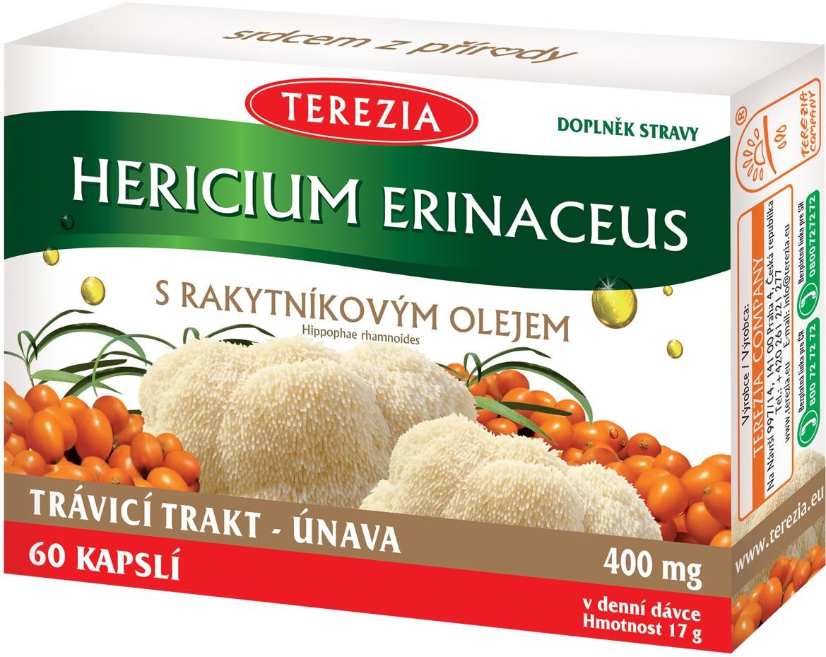 TEREZIA Hericium erinaceus s rakytníkovým olejom 60 kapsúl Doplnok...