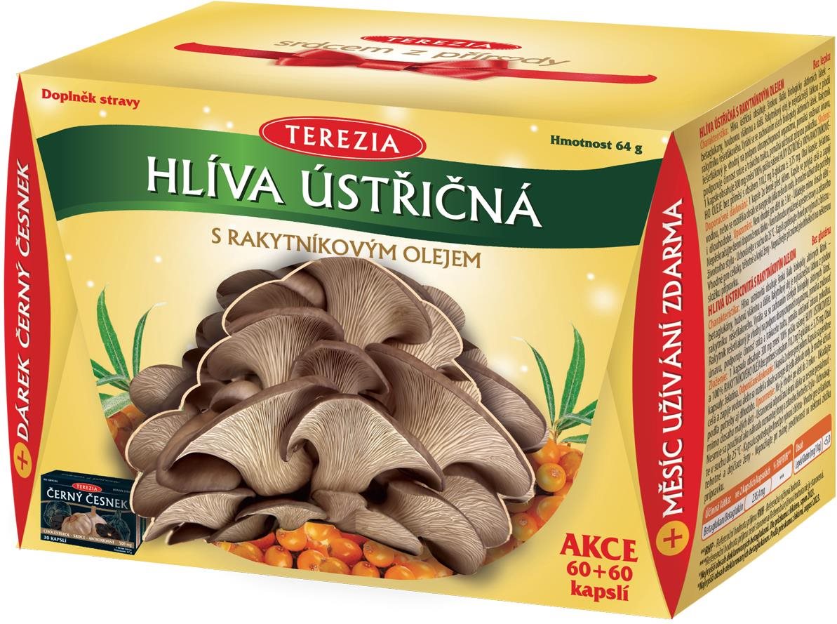 TEREZIA Hliva s rakytníkovým olejom cps. 120 + DARČEK Čierny cesnak...