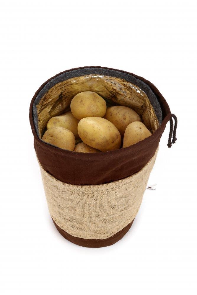 TERPENIX Vrece na zemiaky ZEMBAG, 10 kg zemiakov, hnedý Vrece na...