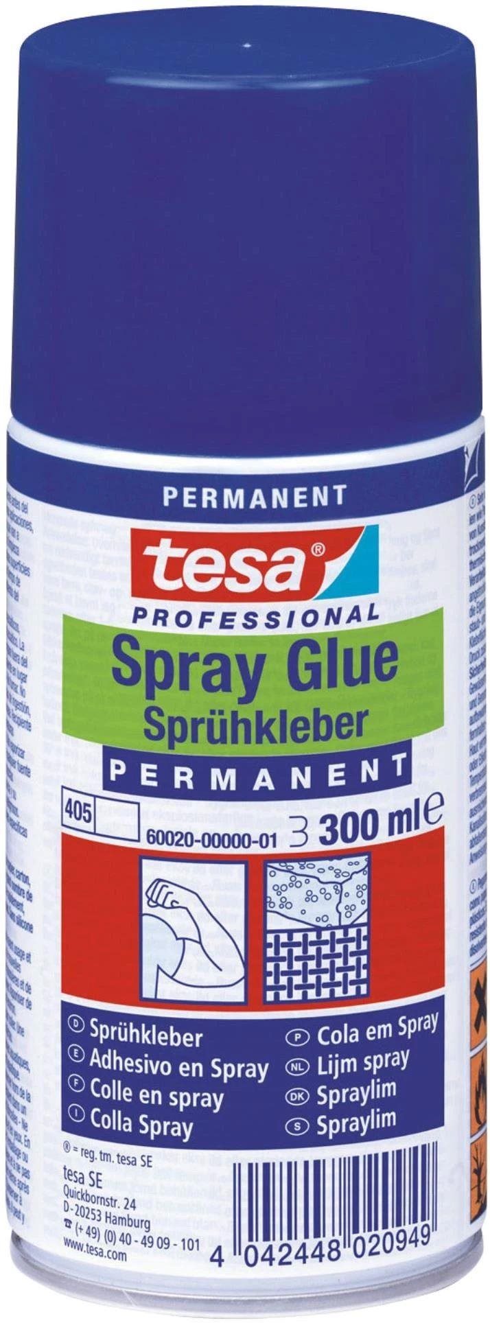 Tesa Lepidlo v spreji „60020", permanentné, 300 ml Lepidlo
