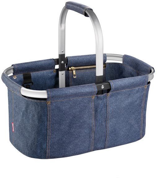 Nákupný košík skladací SHOP! denim style Nákupný košík