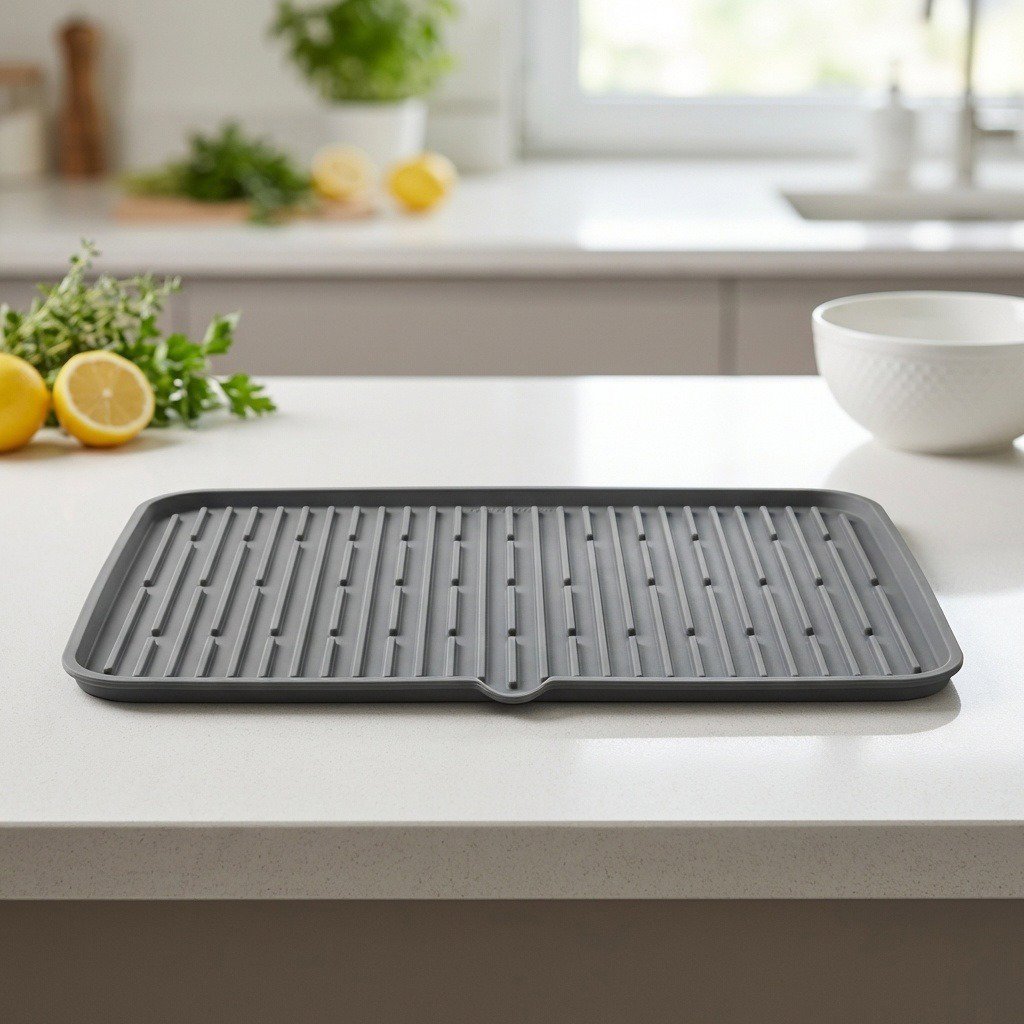 TESCOMA Odkvapkávač silikónový CLEAN KIT 42 × 30 cm Odkvapkávač na...