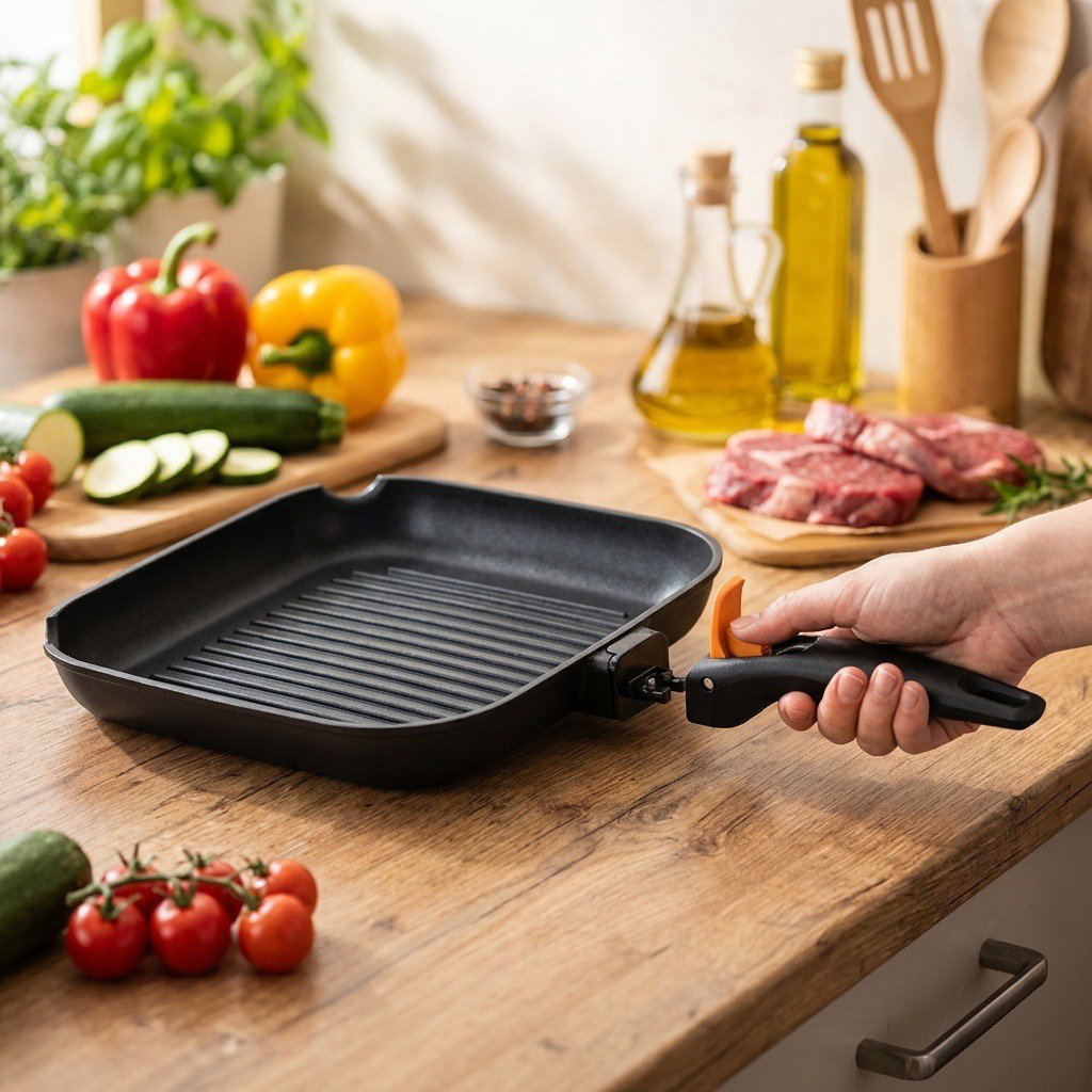 Tescoma Grillserpenyő 26x26cm SmartCLICK 605066.00 Grill serpenyő
