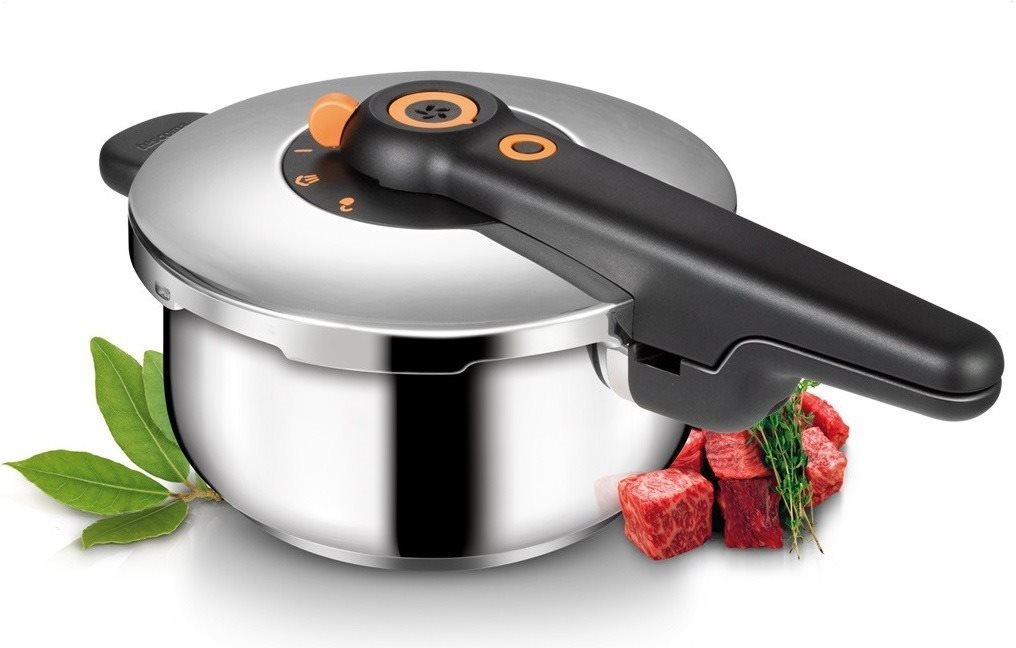 TESCOMA Schnellkochtopf SmartCLICK - 4,0 Liter Schnellkochtopf