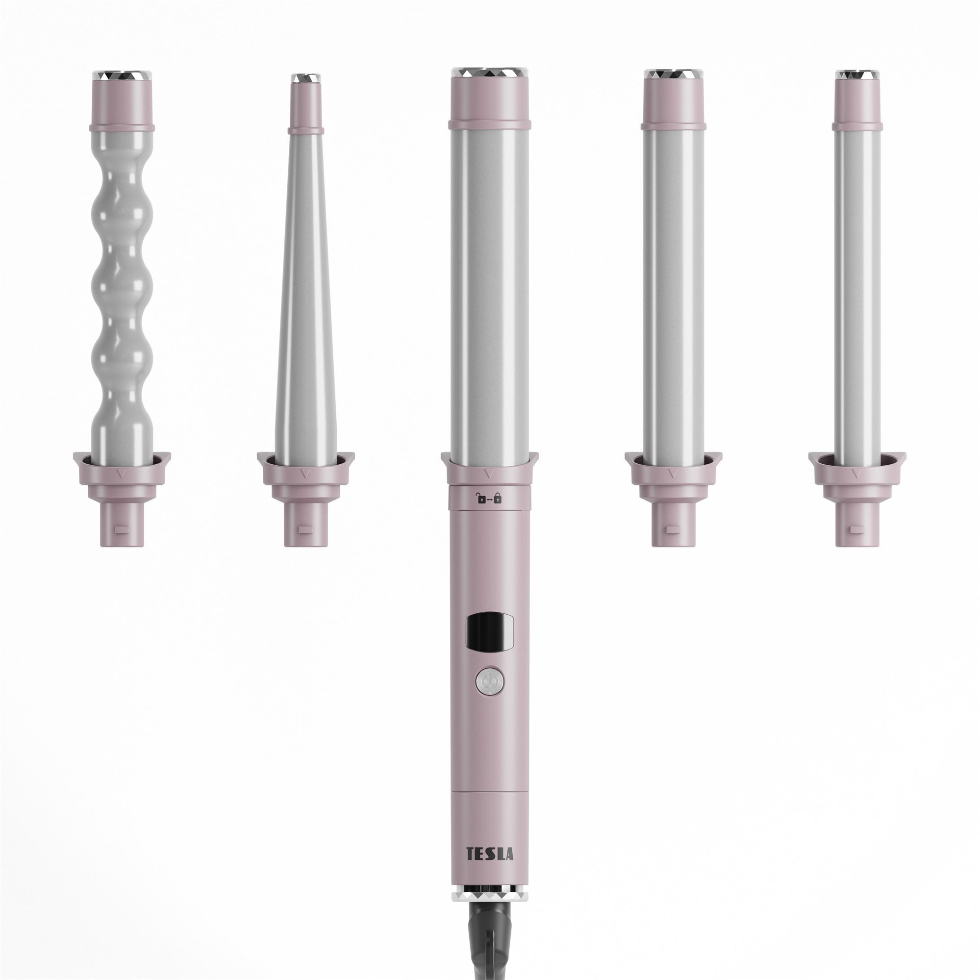 Tesla Hair Curling Comb Hajsütővas