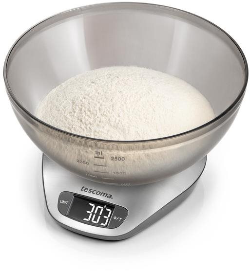 TESCOMA GrandCHEF digitális konyhai mérleg tálcával 5 kg Konyhai...