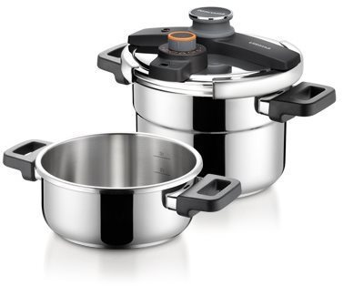 TESCOMA Schnellkochtopf ULTIMA DUO 4 l und 6 l Schnellkochtopf