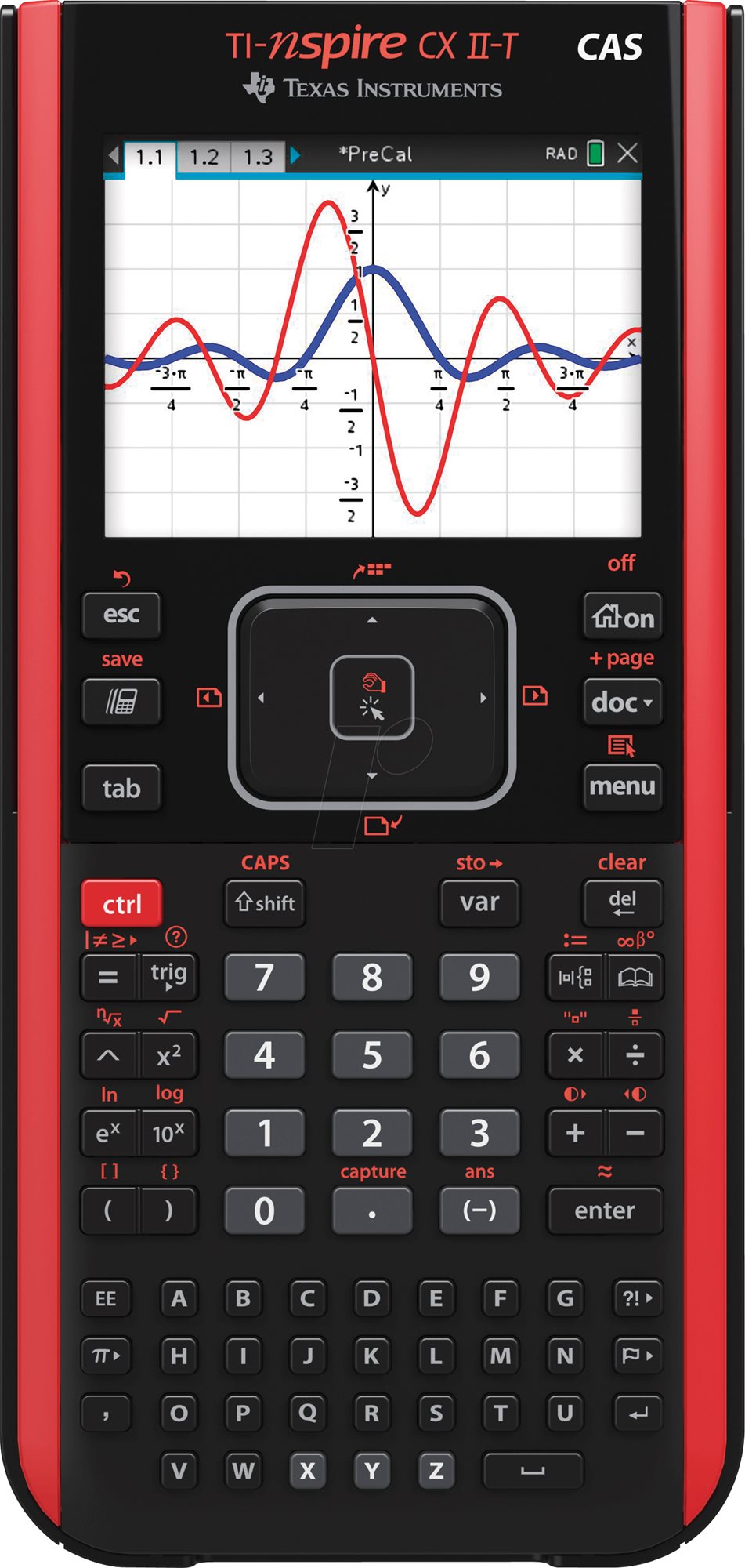 TEXAS Instrument TI-Nspire CX II-T CAS Kalkulačka