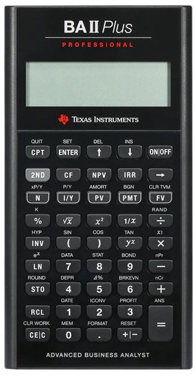 TEXAS INSTRUMENTS TI-BAII PLUS PRO Számológép