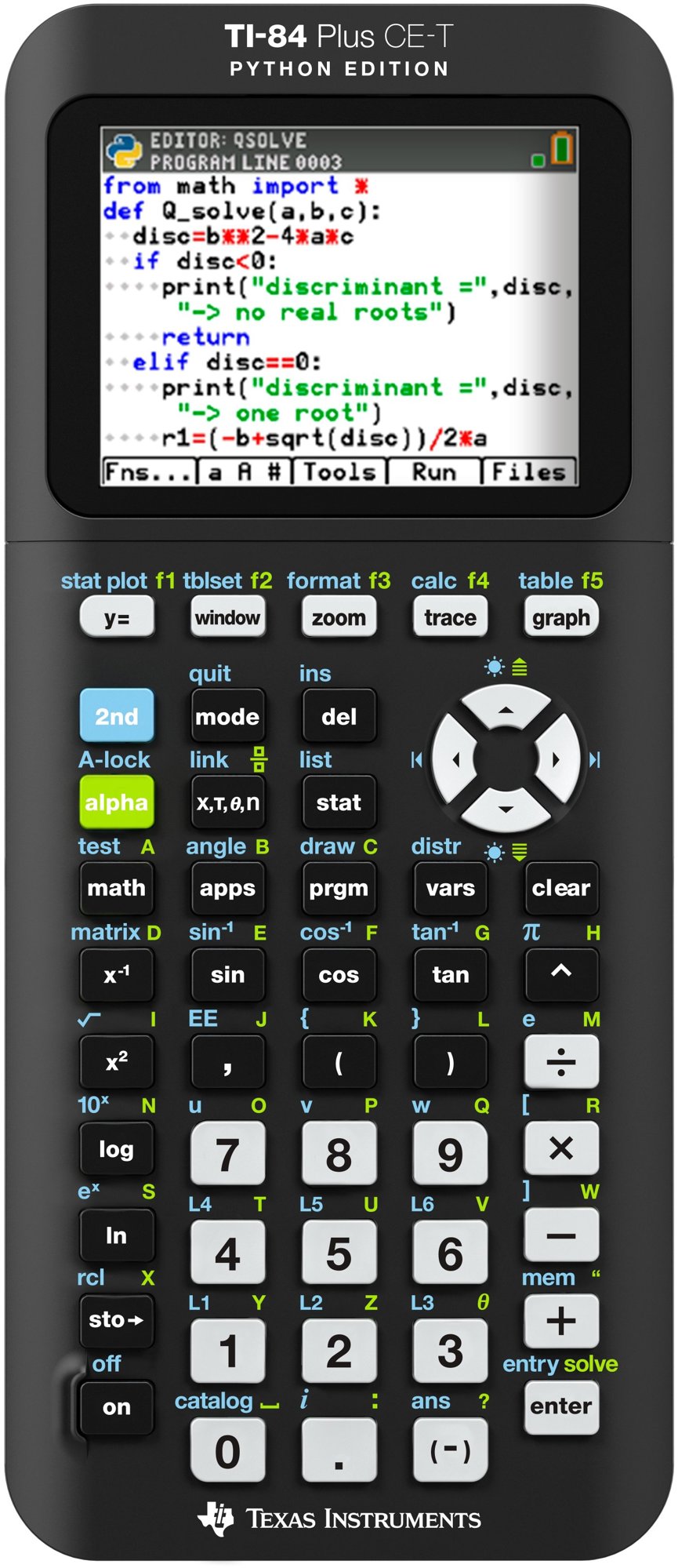 TEXAS INSTRUMENTS TI-84 PLUS CE-T P FC Kalkulačka