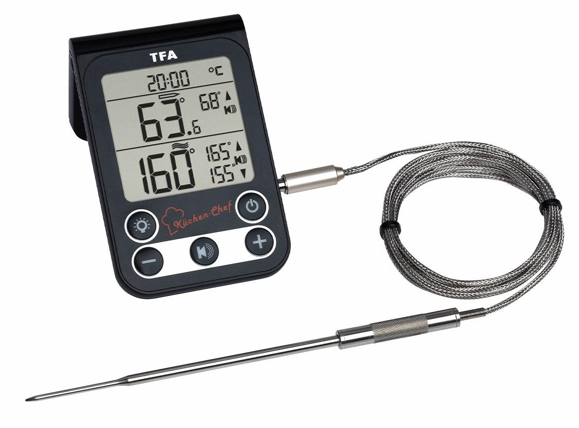 TFA Vpichový digitálny teplomer na mäso TFA 14.1512.01 Kuchynský...