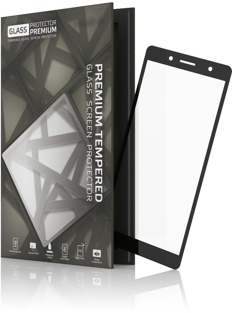 Tempered Glass Protector Frame for Sony Xperia XZ2 Compact Black...
