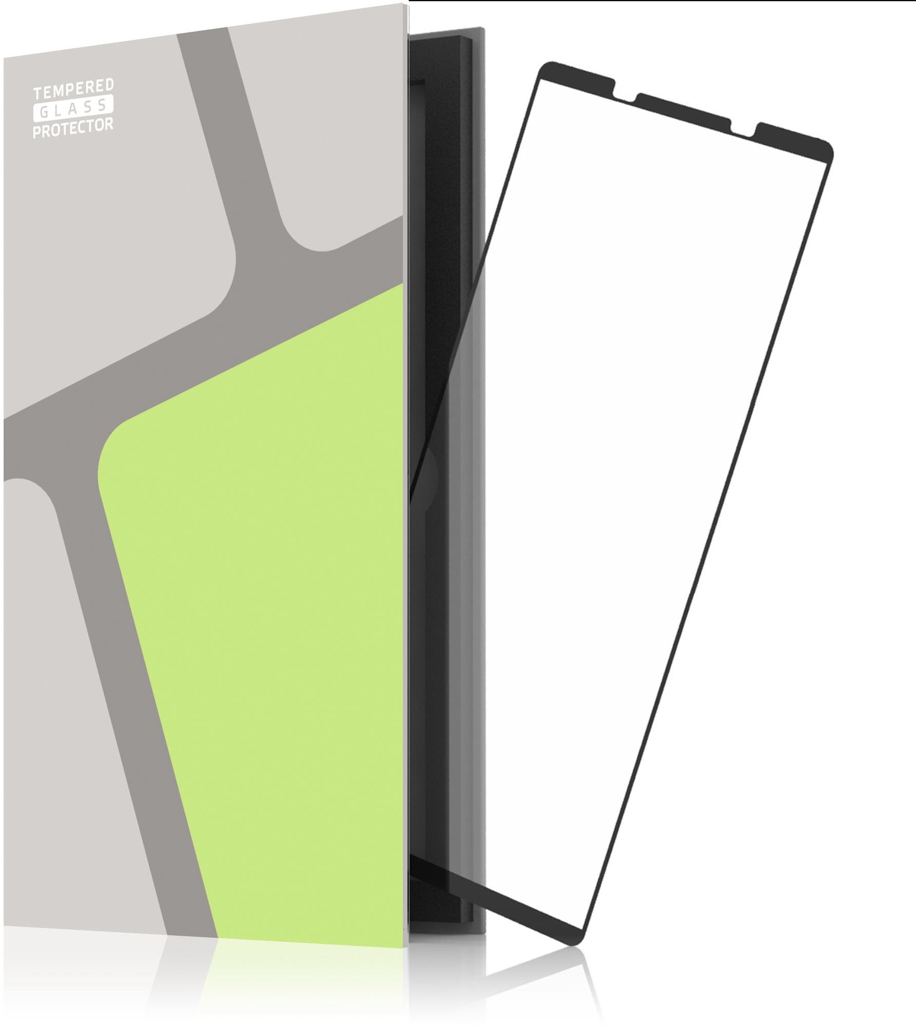 Tempered Glass Protector Sony Xperia 5 V üvegfólia - fekete keret...