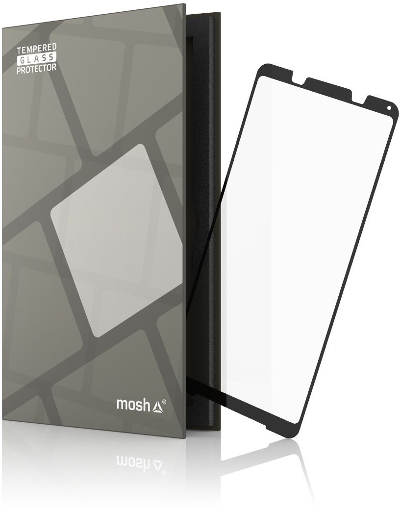 Tempered Glass Protector Frame for Sony XPERIA 1 II, Black Glass...