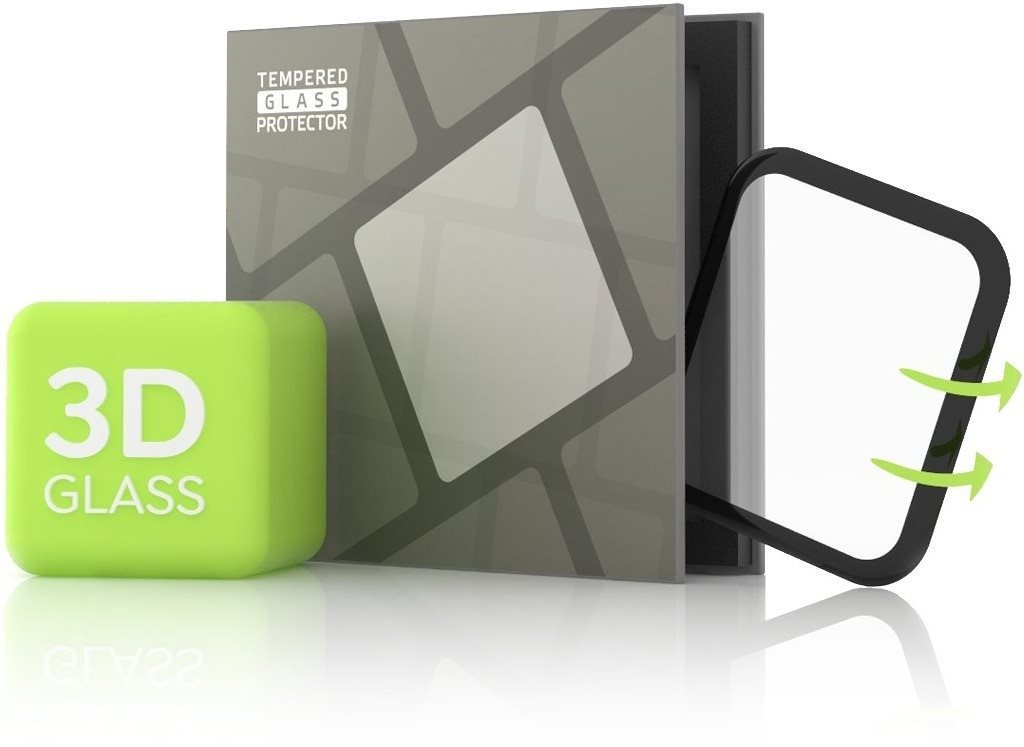 Tempered Glass Protector for Xiaomi Amazfit GTS - 3D GLASS, Black...
