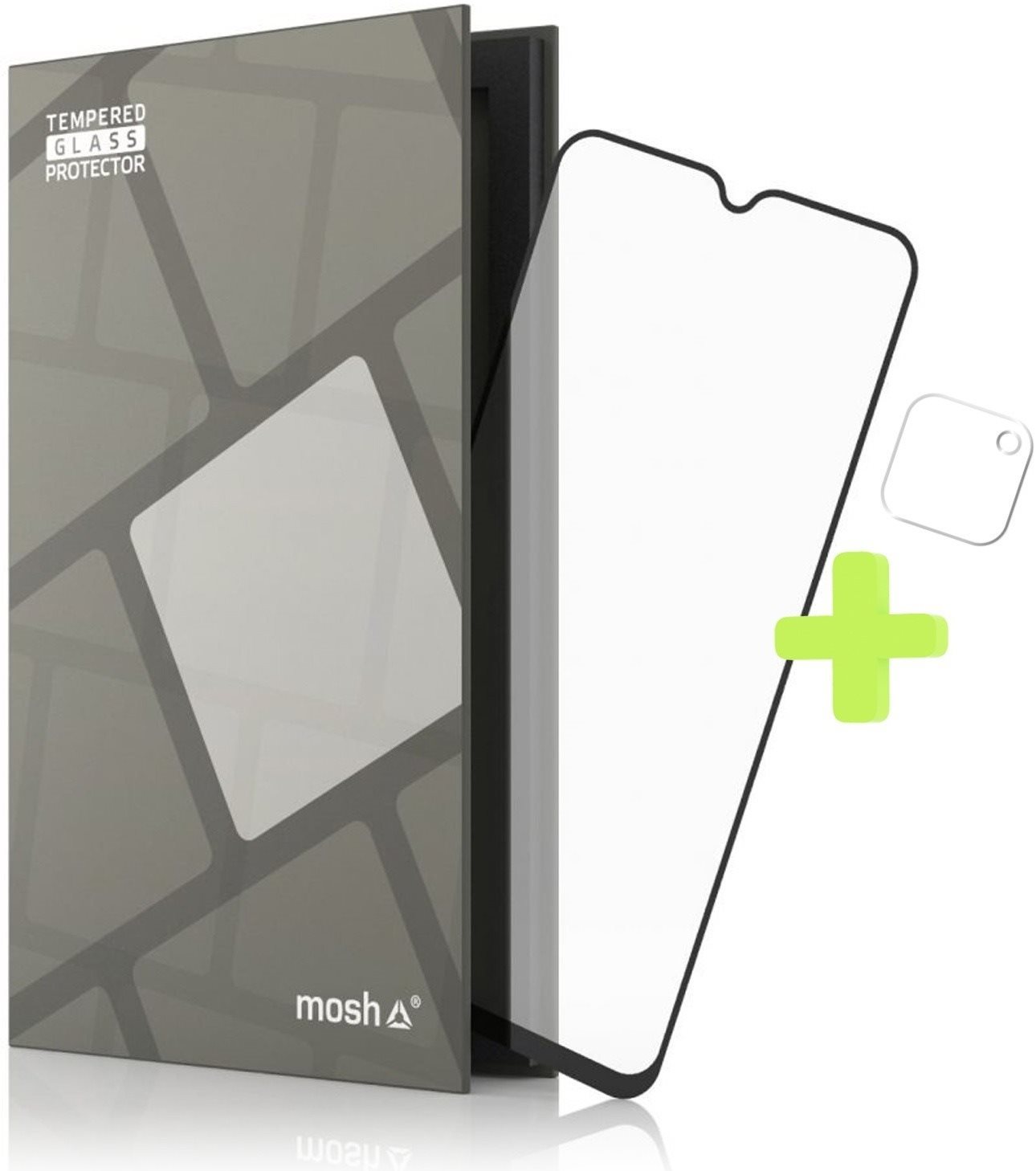 Tempered Glass Protector Frame for Realme C11, Black + Camera Glass...