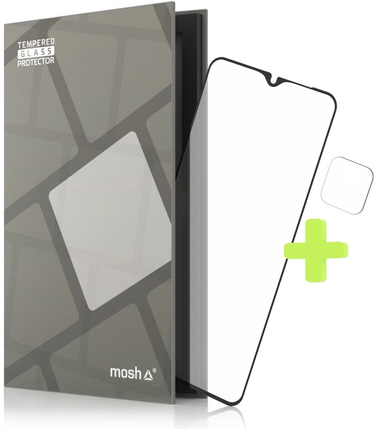 Tempered Glass Protector Frame for Samsung Galaxy A12/ M12, Black +...