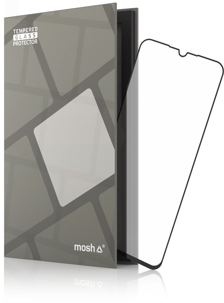 Protection d'écran en verre trempé, cadre, pour Realme 7i, Noir...