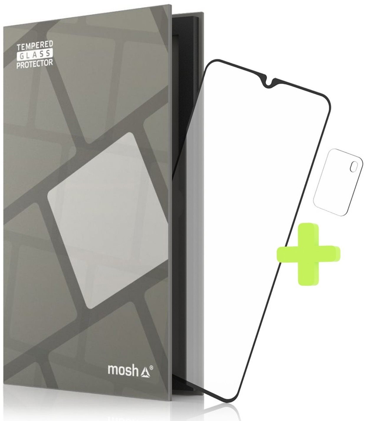 Tempered Glass Protector Frame for Xiaomi POCO M3, Black + Camera...