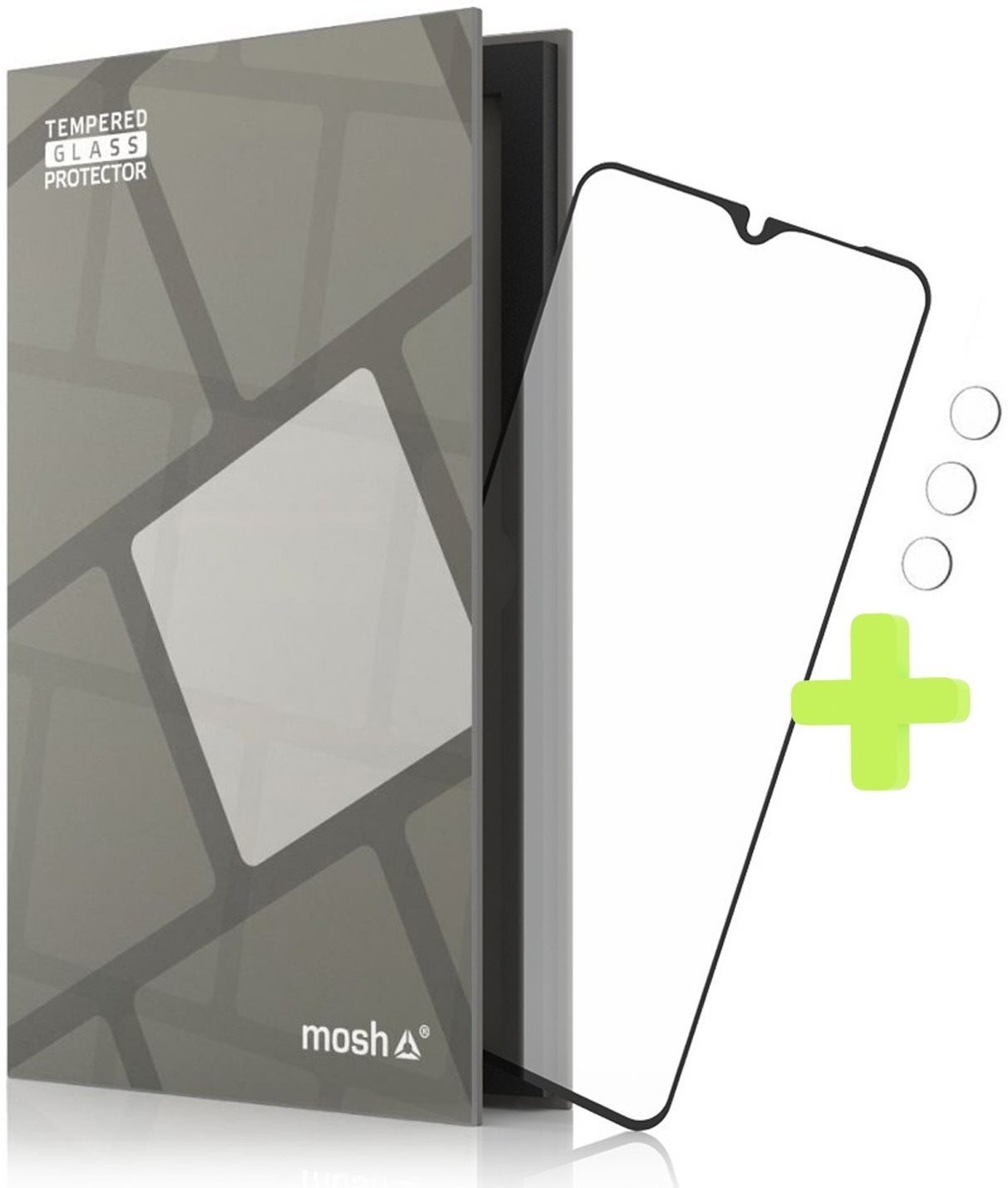 Tempered Glass Protector Frame for Samsung Galaxy A32 5G, Black +...