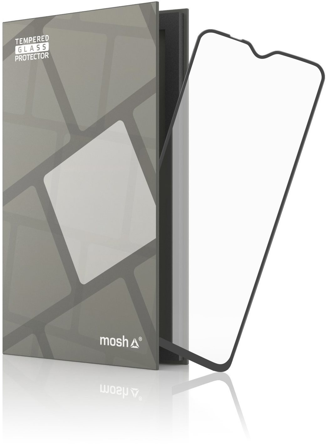 Tempered Glass Protector Frame for Xiaomi Redmi 8/8A, Black Glass...