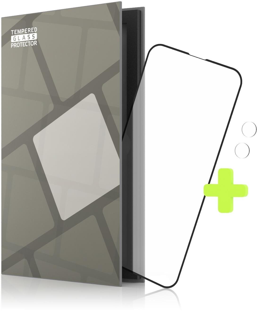 Tempered Glass Protector Bezel for iPhone 13 mini, Black + Camera...