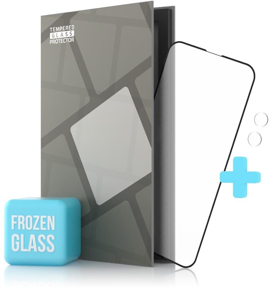 Tempered Glass Protector matte for iPhone 13 mini, Black + Camera...