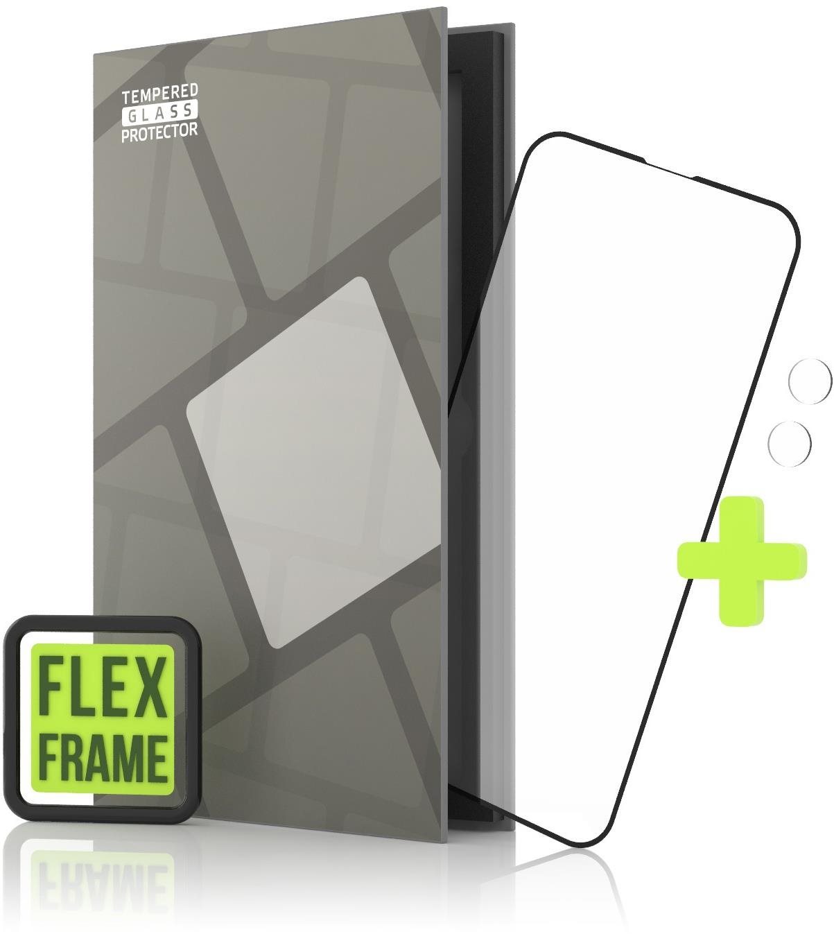 Tempered Glass Protector for iPhone 13 mini, Flexi Frame + Camera...