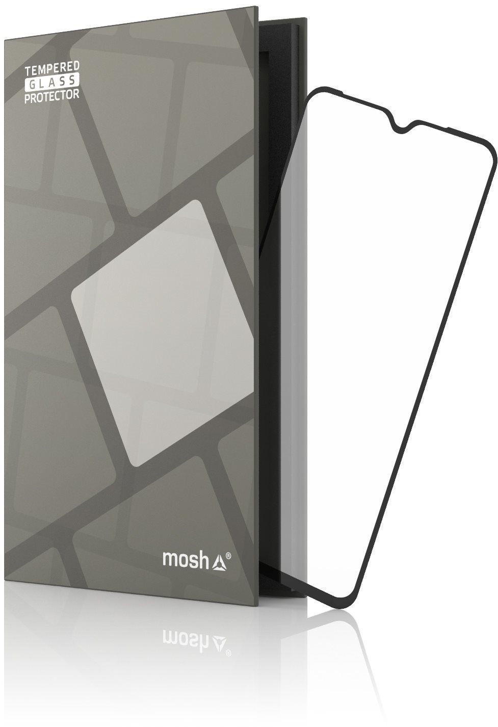 Tempered Glass Protector Frame for Motorola One Zoom Black Glass...