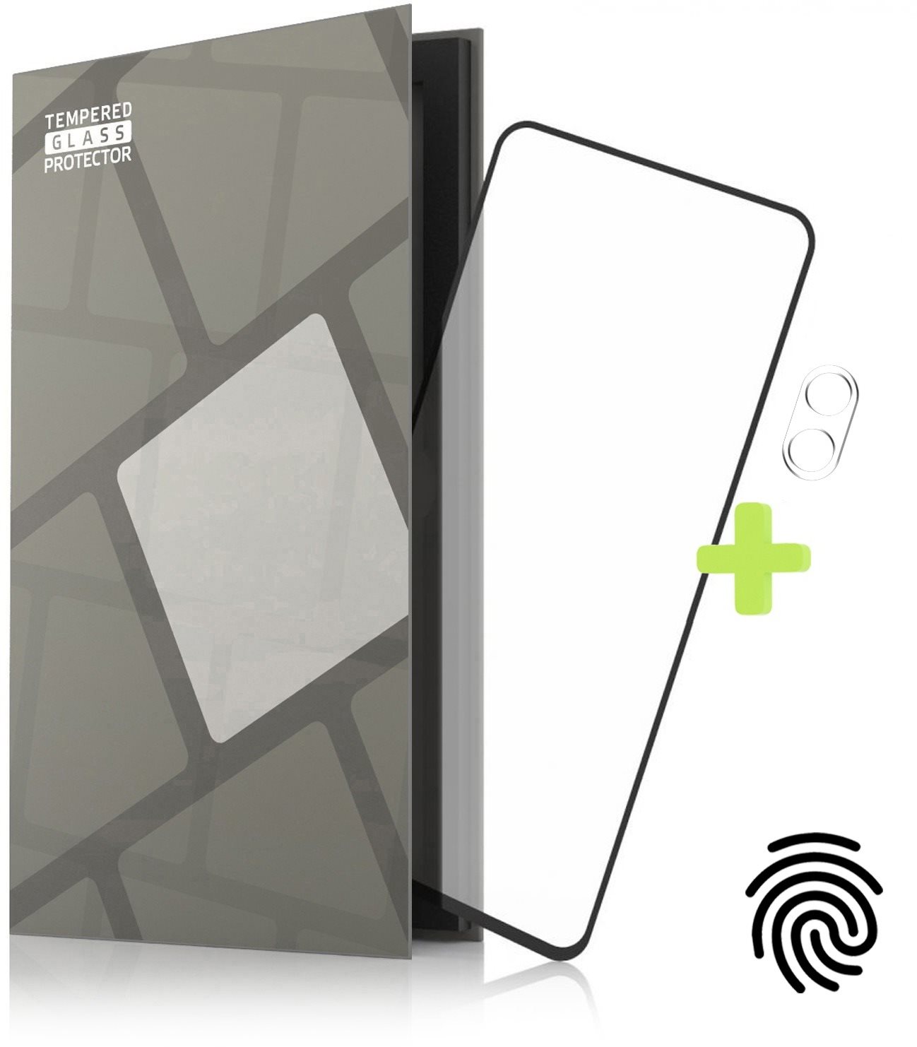 Tempered Glass Protector für Nothing Phone (1), mit Rahmen, schwarz...