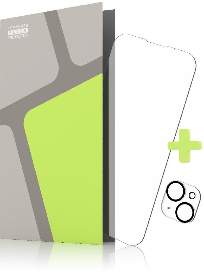 Tempered Glass Protector 0,3 mm für iPhone 14 + Kameraglas (Case...