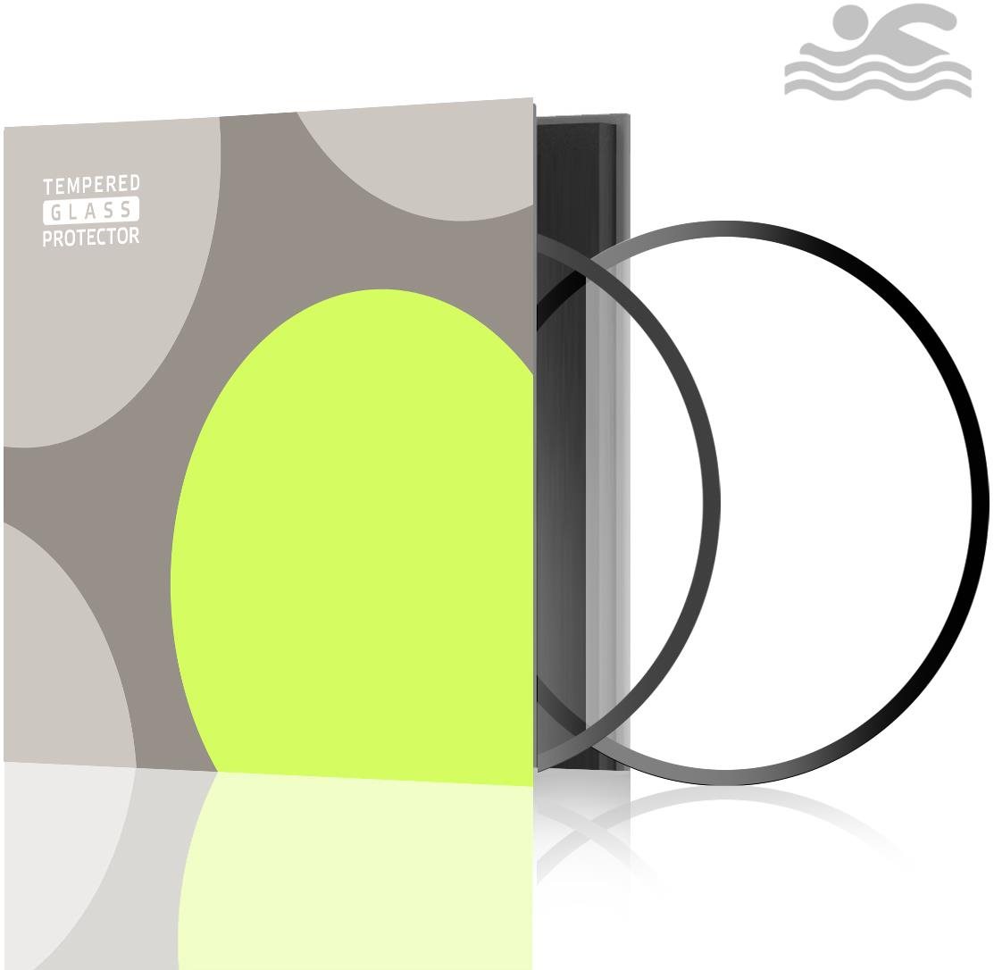Tempered Glass Protector für Amazfit Active Edge, wasserdicht...