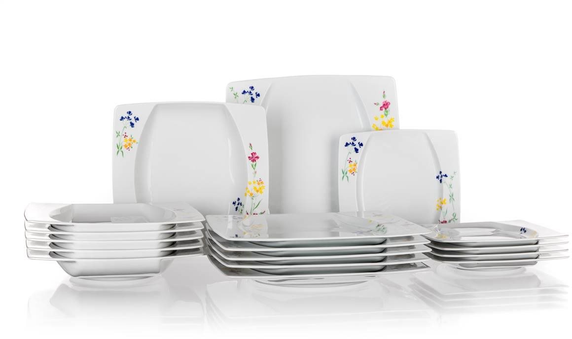 Thun Sada tanierová porcelánová EYE 18 dielov Súprava tanierov