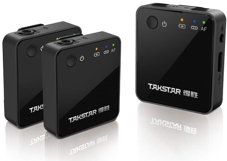 Takstar V1 Dual Wireless Video Microphone (OTG) Mikrofon