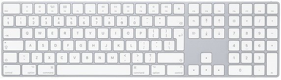 Apple Magic Keyboard + numerikus billentyűzet, ezüst - EN Int....