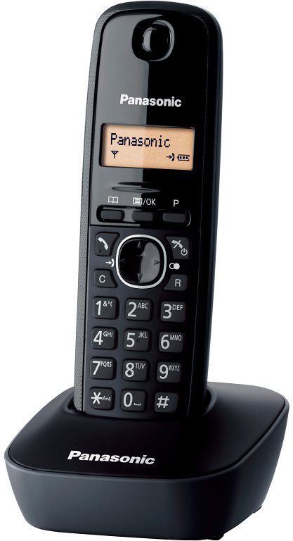 Panasonic KX-TG1611FXH Black Telefón na pevnú linku