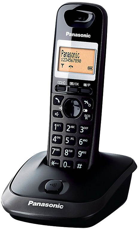 Panasonic KX-TG2511FXT DECT Titan Black Telefón na pevnú linku