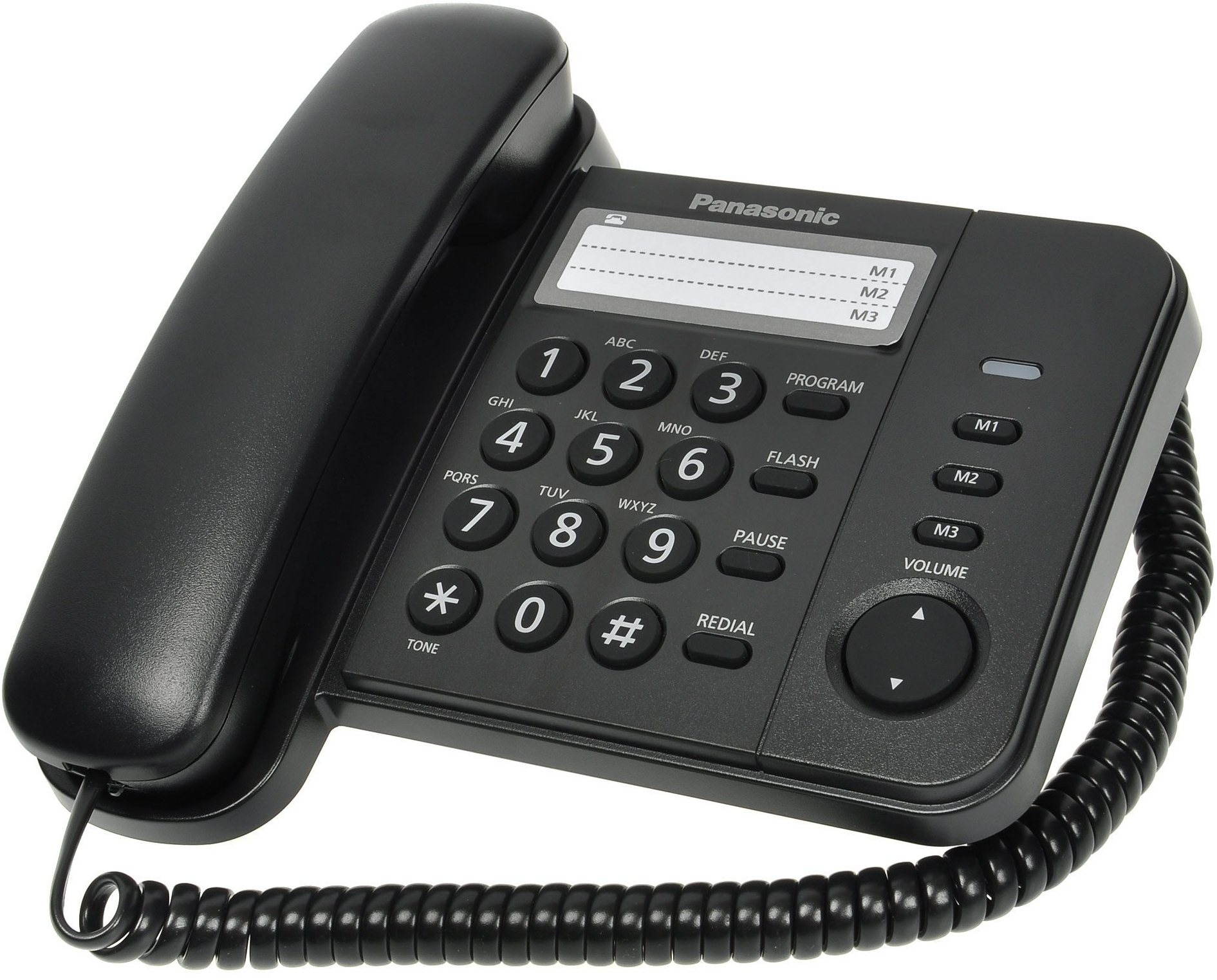 Panasonic KX-TS520FXB Black Telefón na pevnú linku